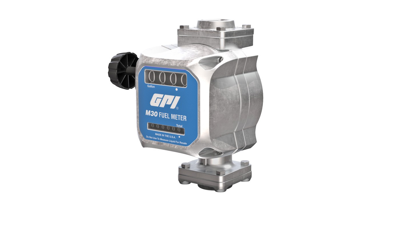 GPI-M30 mechanical fuel meter for 12 volt & 24 volt pumps