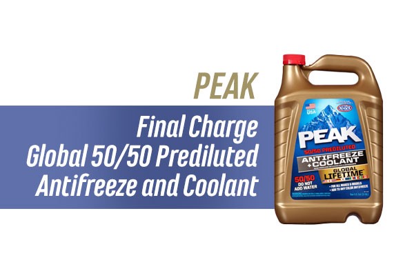 Peak Final Charge Global 50/50 Prediluted Antifreeze and Coolant