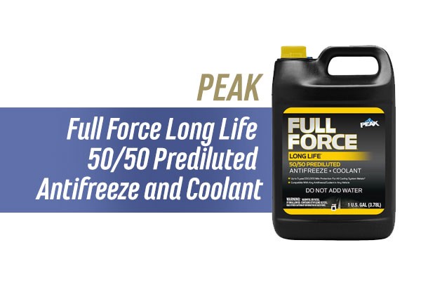 Peak Full Force Long Life 50/50 Prediluted Antifreeze and Coolant