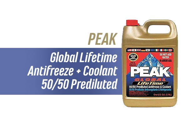 PEAK Global Lifetime Antifreeze + Coolant 50/50 Prediluted